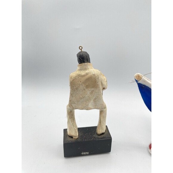 Elvis Presley Christmas Tree Hanging Ornament Bundle of 2 - Picture 5 of 12